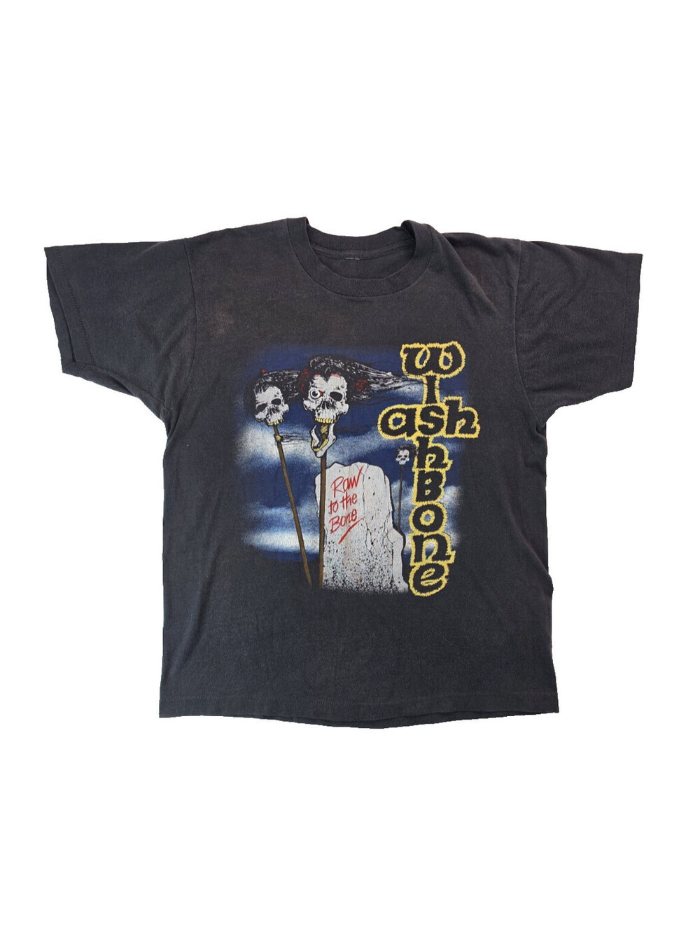 Wishbone Ash Vintage 1980s Graphic Band T Shirt Mens Size Medium M